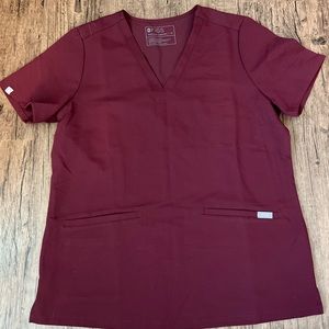 Figs scrub set. Womens Zamora Tall large jogger pants, Catarina medium top.